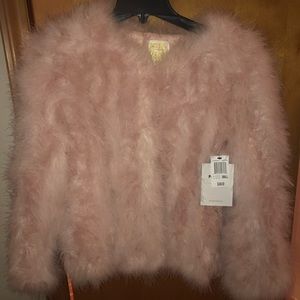 Pello Bello authentic ostrich fur jacket
